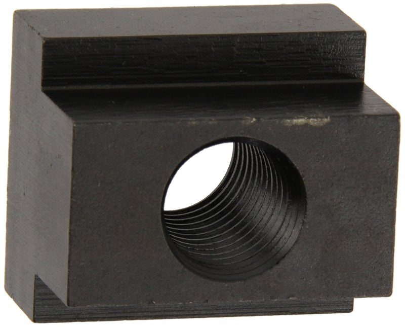 [Australia - AusPower] - Te-Co 41409T Black Oxide 1018 Steel Tapped Through T-Slot Nut, 1/2"-13 TPI, 5/8" Height x 7/8" Width x 9/16" Table Slot (Pack of 5) 