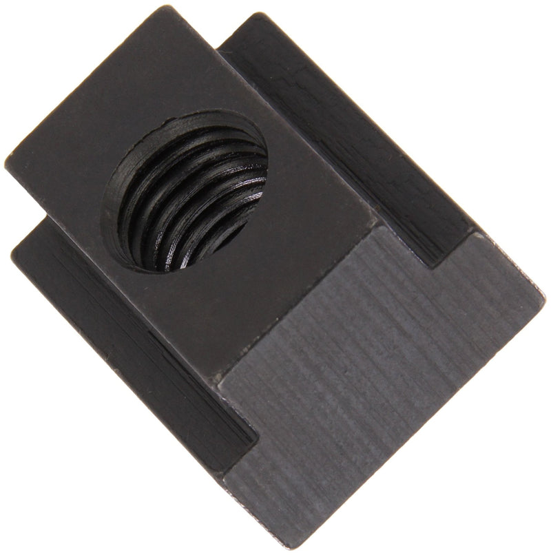[Australia - AusPower] - Te-Co 41434T Black Oxide 1018 Steel Tapped Through T-Slot Nut, 5/16"-18 TPI, 1/2" Height x 7/8" Width x 1/2" Table Slot (Pack of 5) 