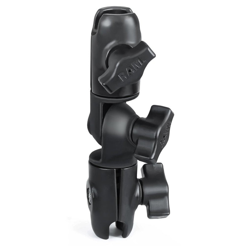 [Australia - AusPower] - RAM Mounts Composite Double Socket Swivel & Ratchet Arm RAP-B-200-2U Compatible with RAM B Size 1" Ball Components 