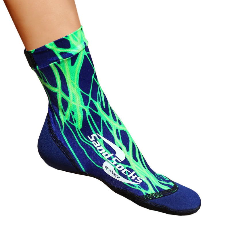 [Australia - AusPower] - SAND SOCKS Sand Socks X-Small Green Lightning 