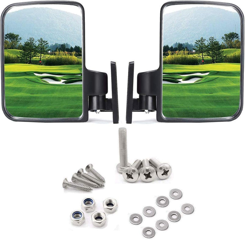 [Australia - AusPower] - 10L0L Golf cart side mirrors for Club Car EZ-GO Yamaha and Others 