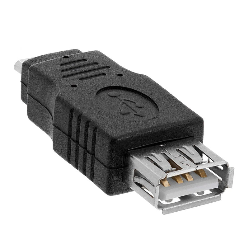 [Australia - AusPower] - Cmple - Micro USB 2.0 Male (Type B) to USB Female (Type A) Connector, USB Female to Micro USB Male Converter Adapter for Samsung S7 S6 Edge S4 S3, LG G4, Android Windows Tablets - Black… Single USB 2.0 A Female to Micro B 5-Pin Male 