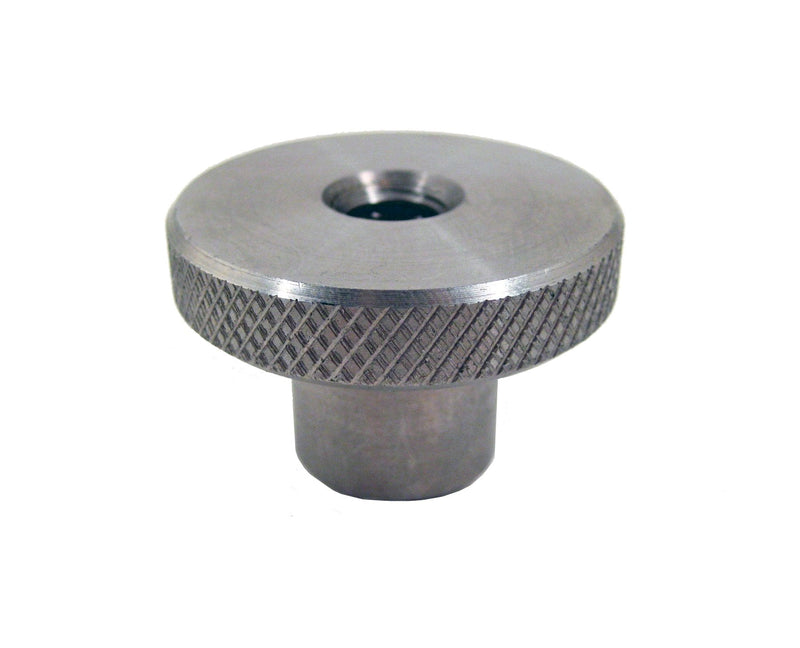 [Australia - AusPower] - JW Winco Stainless Steel 303 Round Clamping Tapped Knob, Knurled, Threaded Through Hole, 1/4"-20 Thread Size x 3/4" Thread Depth, 1" Head Diameter (Pack of 1) 
