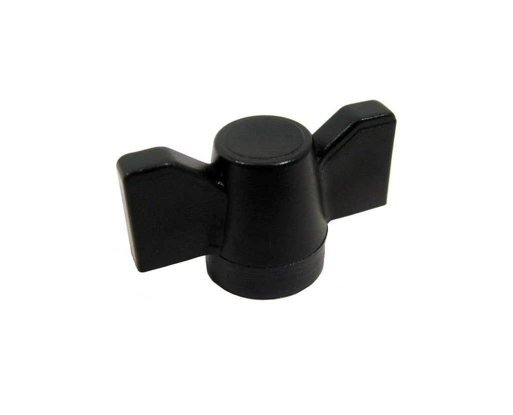 [Australia - AusPower] - Glass-Filled Nylon Wing Nut, Black, Right Hand Threads, Blind Tapped Thread, Class 6H M5-0.8 Threads, 13mm Width Across Flats, 11mm Height 30 Millimeters 11 Millimeters 1 