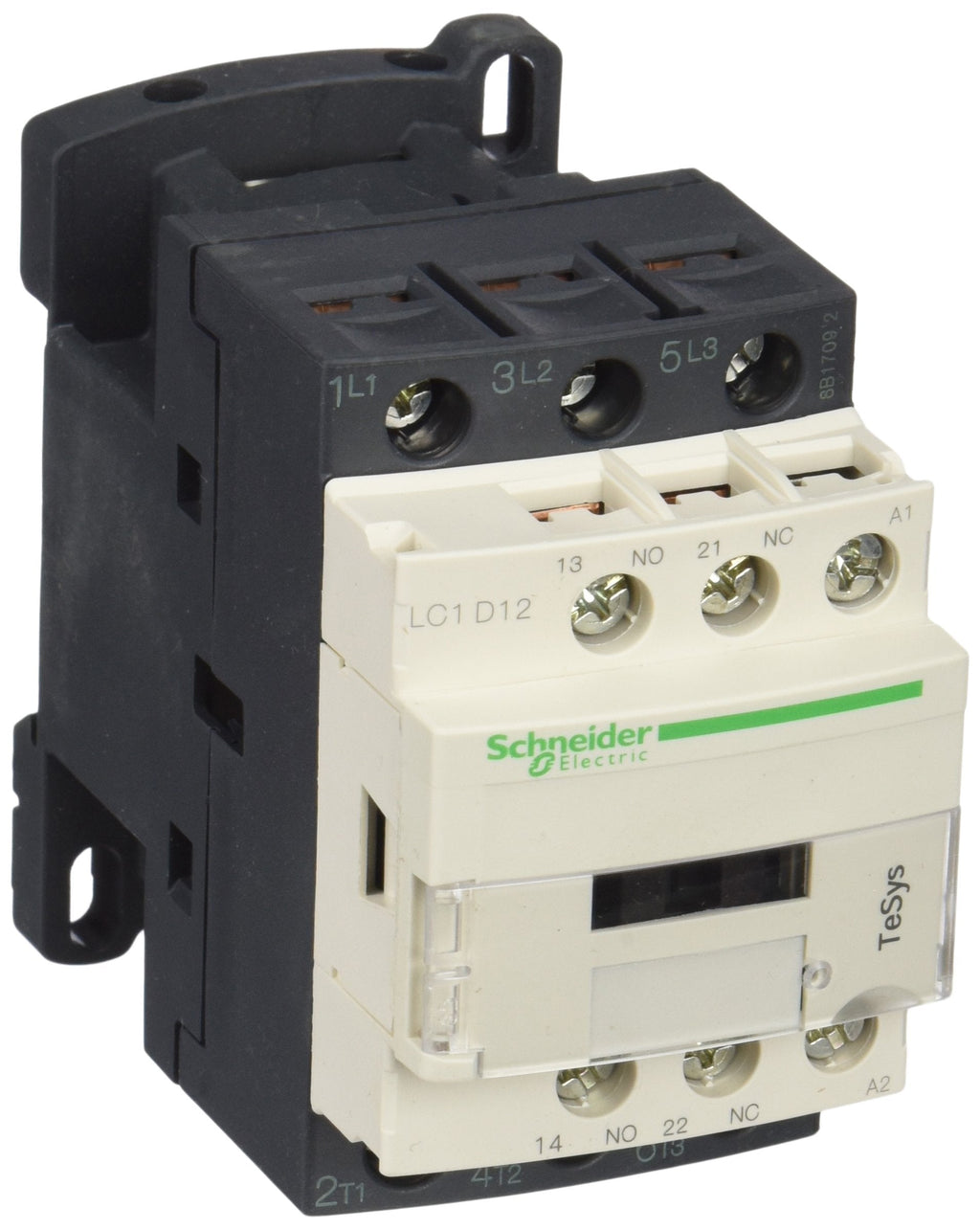 [Australia - AusPower] - Schneider Electric LC1D12G7 CONTACTOR 3PST-NO, 120VAC, 12A, DIN Rail 