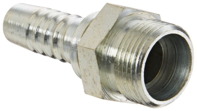 [Australia - AusPower] - Aeroquip 1S12DK8 Carbon Steel Global Crimp Hose Fitting 24 Degree Male, Light Duty, Straight, 1/2" Hose ID, 16 mm Tube Size 