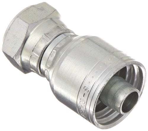 [Australia - AusPower] - Aeroquip 1A8BF8 Carbon Steel Global TTC (Thru the Cover) Crimp Hose Fitting BSPP Female Swivel, Straight, 1/2" Hose ID, G1/2 Thread 1/2 inches Hose ID, G1/2 Thread 