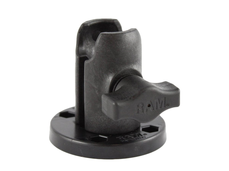 [Australia - AusPower] - RAM Mounts Single Socket Arm with Round Swivel Plate RAP-B-200-1-293U Compatible with RAM B Size 1" Ball Components Standard Packaging 