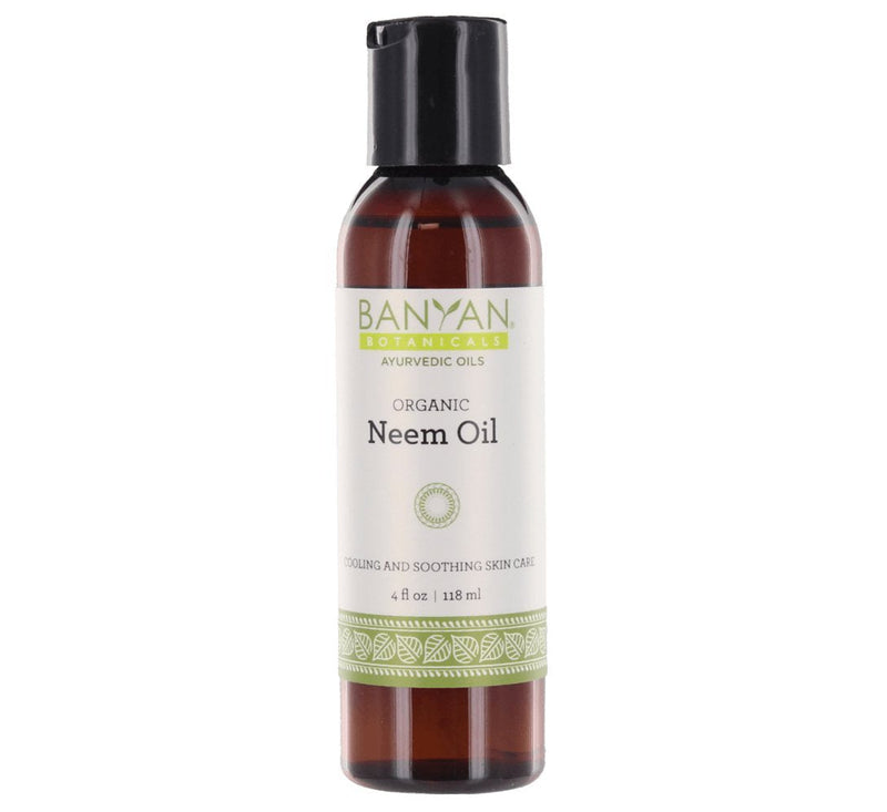 [Australia - AusPower] - Banyan Botanicals Neem Oil – Pure & Organic Neem & Sesame Oil – Traditional Ayurvedic Neem Oil that Cools & Soothes – Supports Healthy Skin, Hair, Nails & More – 4oz. – Non GMO Sustainably Sourced Vegan 4 Fl Oz (Pack of 1) 