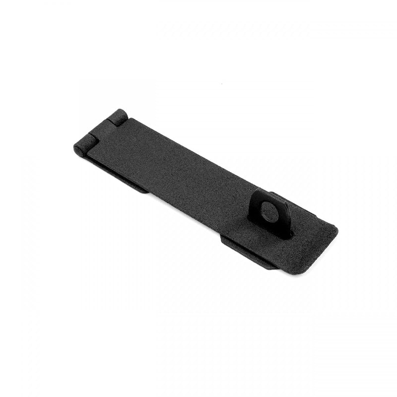 [Australia - AusPower] - Black Cast Iron Hasp Lock 8 1/4" Long Rust Resistant Antique Hasp and Staple Latches Safety Padlock Clasps for Cabinets, Chest Doors Or Gates with Screws | Renovators Supply Manufacturing 