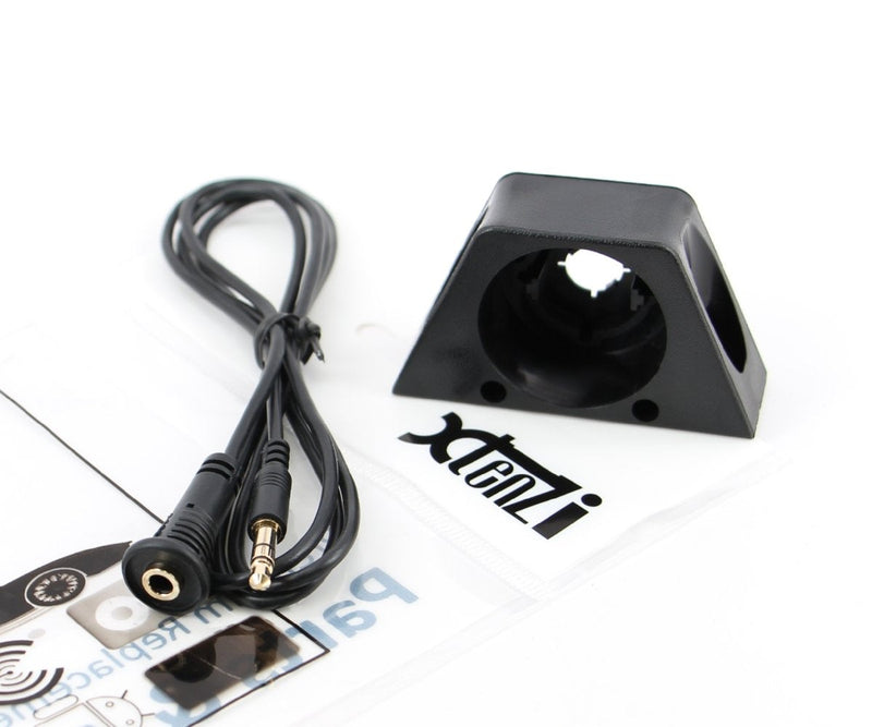 [Australia - AusPower] - Xtenzi Aux 3.5mm or Mp3 Input underdash Cable kit Extension Socket in Car Marine Dashboard Flush Mount Lead Cable Mounting Panel, 1 Meter 