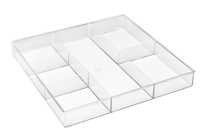 [Australia - AusPower] - Whitmor 6-Section Clear Drawer Organizer 