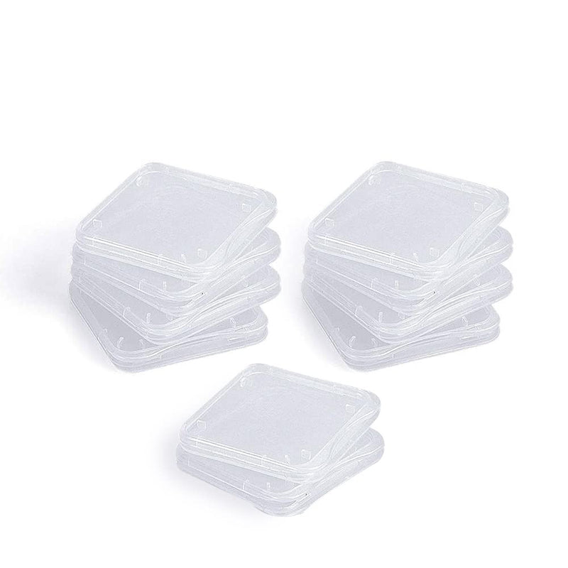 [Australia - AusPower] - 10 pcs SD MMC / SDHC PRO DUO Memory Card Plastic Storage Jewel Case (memory card not included) 