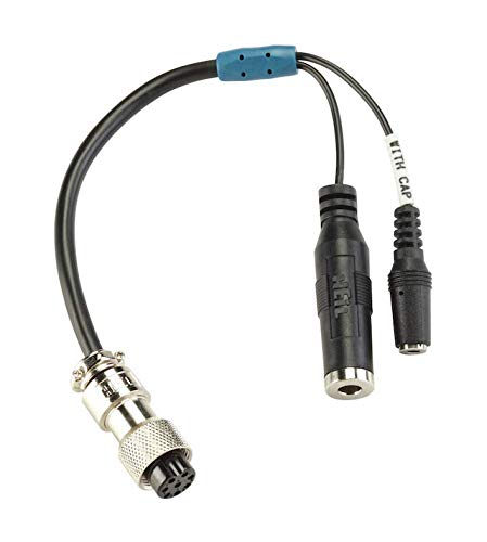 [Australia - AusPower] - AD-1-I AD1I Original Heil Sound ICOM 8-Pin Round Headset Boom-Microphone Adapter Cable 