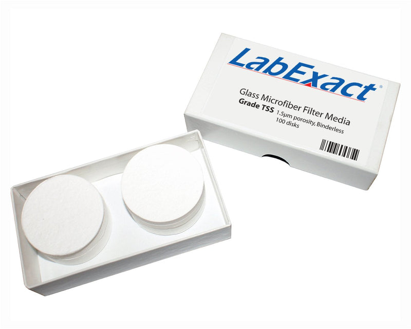 [Australia - AusPower] - LabExact 1200140 Grade TSS Glass Microfiber Filter, Binderless Borosilicate Glass, 1.5µm, 2.1cm (Pack of 100) 