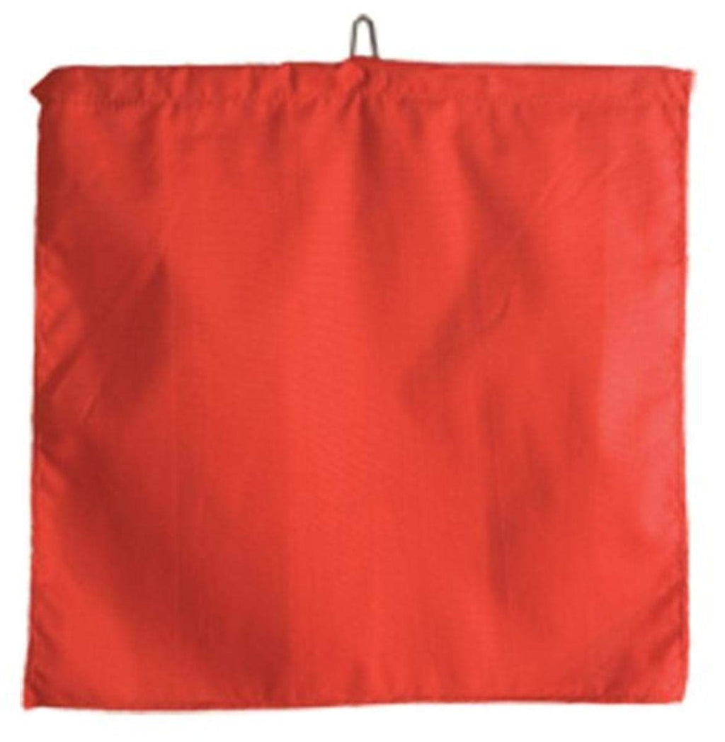 [Australia - AusPower] - Kishigo CI-5971 Lightweight Cotton Fabric Overhanging Truckers Flag, 18" Length x 18" Width, Red 