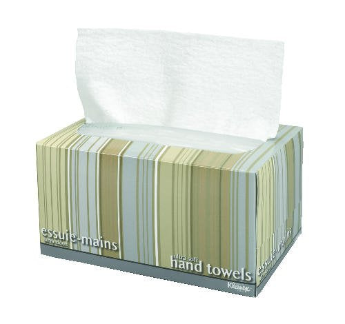 [Australia - AusPower] - KLEENEX Ultra Soft Hand Towels, POP-UP Box, 9 x 10 1/2, White, 70/Box 