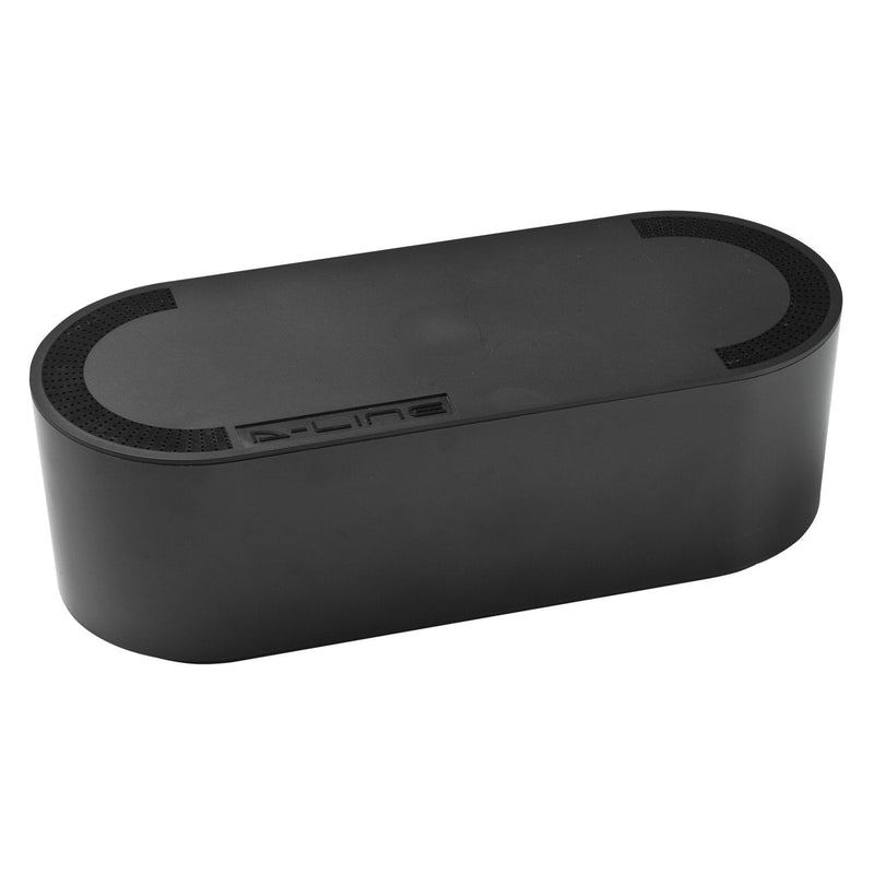 [Australia - AusPower] - D-Line Cable Management Box, Cord Organizer Box to Hide & Conceal Power Strips, Desk Cable Management Solution, Made from Electrically Safe ABS Material - 16.5" (L) x 6.5" (W) 5.25" (H) - Black Large 