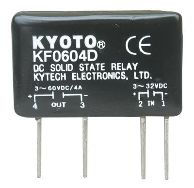 [Australia - AusPower] - KYOTO ELECTRIC KF0604D Relay Solid State, 32 VDC Input, 4 Amp, 60 VDC Output, 4 Pin, 1.5" - 175222 