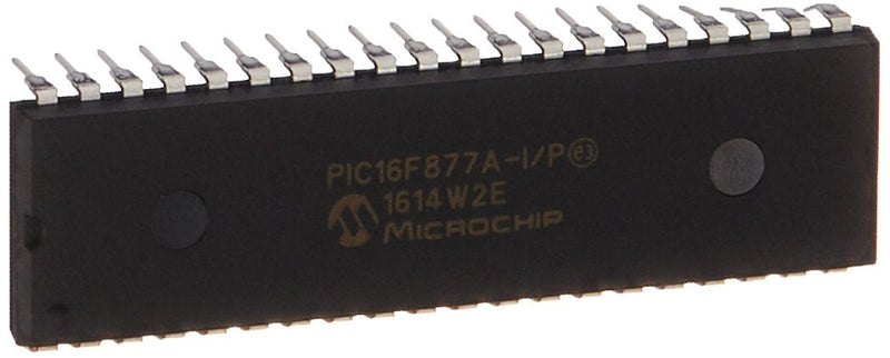 [Australia - AusPower] - Microchip PIC16F877A-I/P Microcontroller, 8-Bit PIC, 16 RISC, 14.3KB Flash, 5V, 40 Pin, Plastic Dip Tube, 3.81 mm H x 52.26 mm L x 13.84 mm W 
