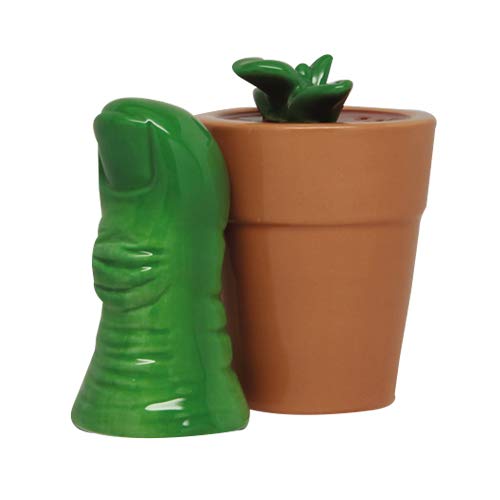 [Australia - AusPower] - Pacific Giftware ATTRACTIVES Salt and Pepper Shaker - Green Thumb 