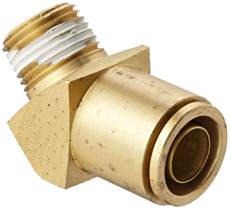 [Australia - AusPower] - Eaton Weatherhead 1880X12 Brass CA360 D.O.T. Air Brake Tube Fitting, 45 Degree Elbow, 1/2" NPT Male x 3/4" Tube OD 