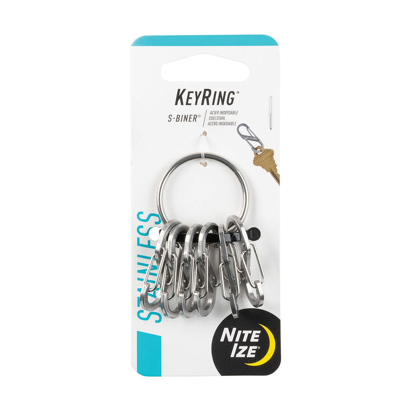 [Australia - AusPower] - Nite Ize Keyring - Steel S-Biners Stainless 