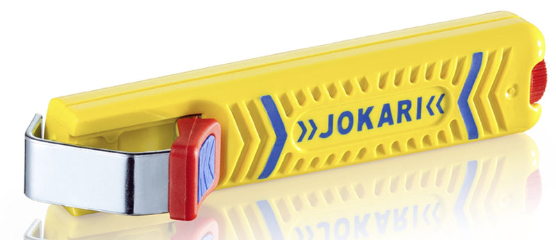 [Australia - AusPower] - Jokari 10270 Secura Cable Stripping Knife for All Standard Round Cables, No. 27, 13.2cm L x 2.9cm W x 3.5cm H 