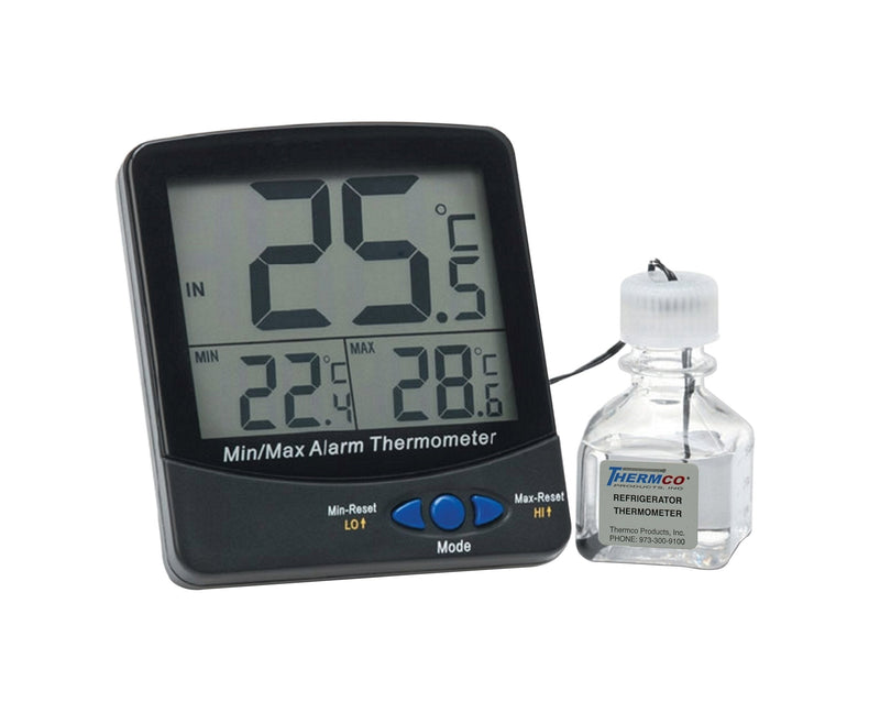 [Australia - AusPower] - Thermco ACC895INC Large Digit Triple Display 30ml Bottle Digital Thermometer, Incubators Application, -50 to 70°C Range 
