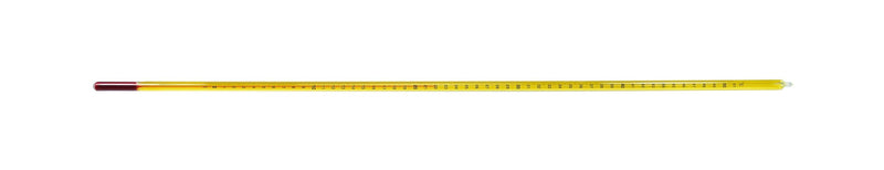 [Australia - AusPower] - Thermco B230FWS General Laboratory Red Spirit Filled Thermometer, 0 to 230°F Range, 2°F Division, Total Immersion, 305mm Length 