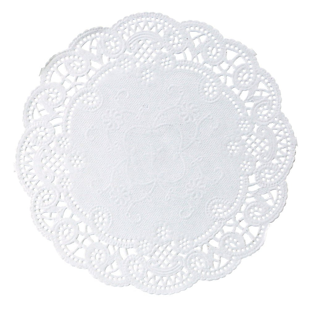 [Australia - AusPower] - Hoffmaster 500531 French Lace Doily, 5" Diameter (Case of 1000) 