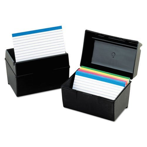 [Australia - AusPower] - Oxford Plastic Index Card Box 5x8, Sold as 1 Each 