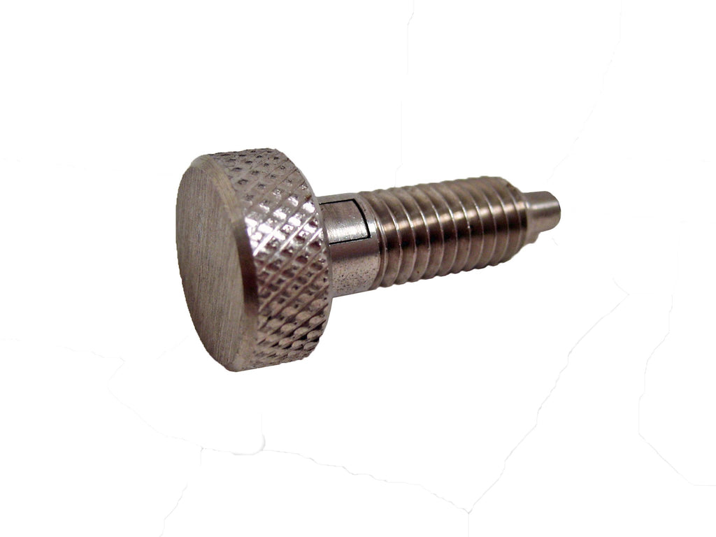 [Australia - AusPower] - LRSS Series Stainless Steel Lock-Out Type Hand Retractable Spring Plunger with Knurled Handle, Without Patch, 1/4"-20 Thread Size, 0.500" Thread Length 
