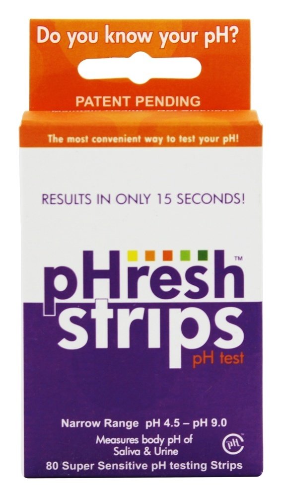 [Australia - AusPower] - pHresh Strips pH Test Strips with Free Alkaline/Acidic Food Guide and pH Tracking Log - 80ct 