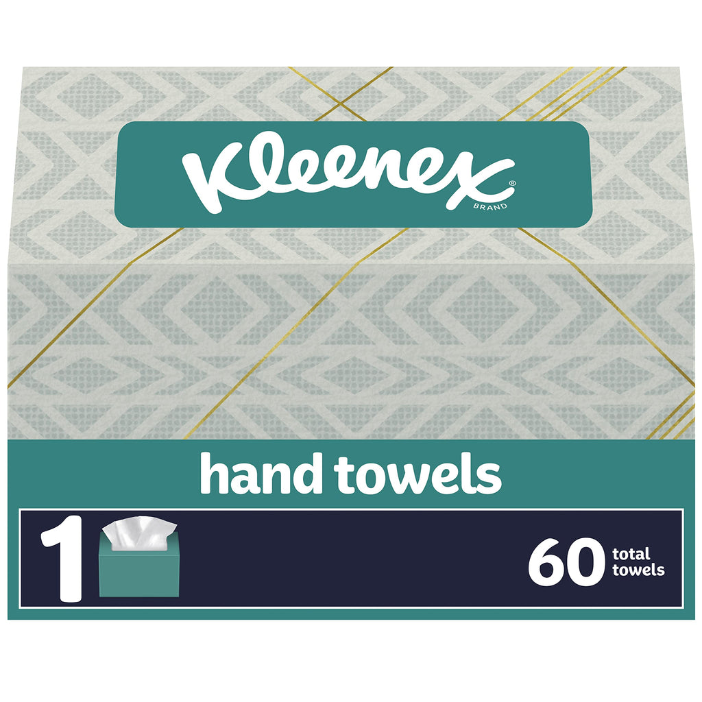 [Australia - AusPower] - Kleenex Hand Towels, Single-Use Disposable Paper Towels, 1 Box, 60 Towels Total 