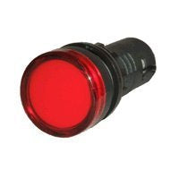 [Australia - AusPower] - American LED-gible LD-2837-122 LED 22mm Indicator Light, 24V Red 