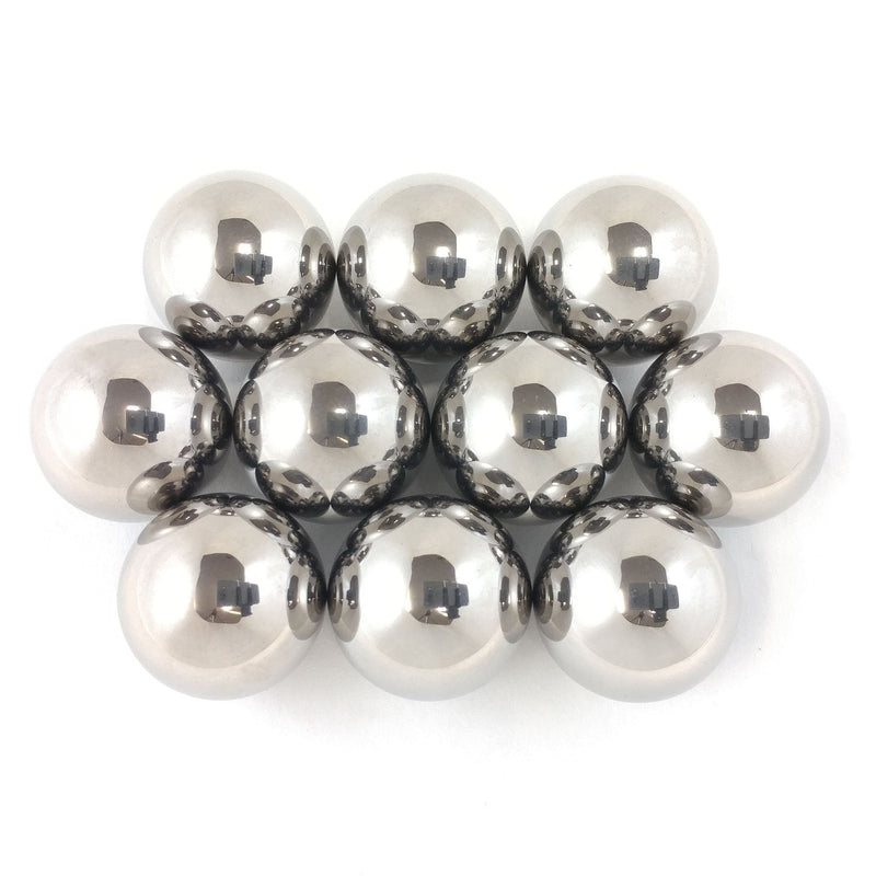 [Australia - AusPower] - Avler™ 1" (25.4mm) Chrome Steel Bearing Balls for Paracord Monkey Fist Center (Pack of 10) 