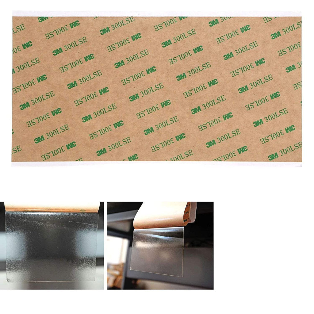 [Australia - AusPower] - One Sheet Size 8" x 12", 3M 9474LE 300LSE Super-Strong Double-Sided Adhesive/Adhesive Transfer Tape, Ideal for attaching digitizers to Phones and Tablets. [9474-08x12] 08" x 12" 1 Sheet 