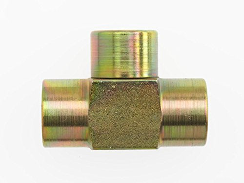 [Australia - AusPower] - Brennan Industries 5605-16-16-16-FG Forged Steel Tee Tube Fitting, 1"-11-1/2 NPTF x 1"-11-1/2 NPTF x 1"-11-1/2 NPTF Thread, 1" Female NPTF x 1" Female NPTF x 1" Female NPTF 