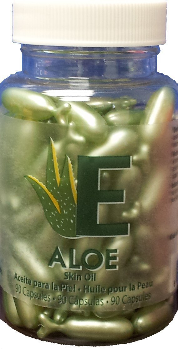 [Australia - AusPower] - Aloe – Skin Oil Capsules by Easy Comforts 90 Capsules Amazing Shine Nails 