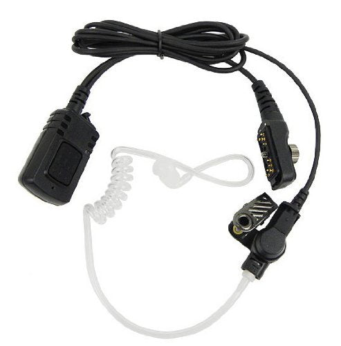 [Australia - AusPower] - Air Tube Earpiece Headset PPT Waterproof Compatible with Hytera Pd700 Pd780 Pd780g HYT Acoustic Tube Headset, Noise ReductionTwo-Way Radio 
