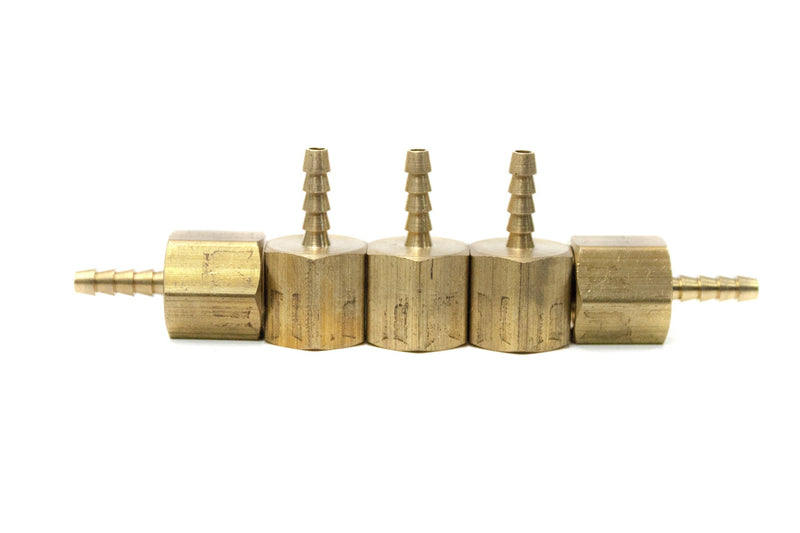 [Australia - AusPower] - LTWFITTING Brass Barb Fitting Coupler 1/8-Inch Hose ID x 1/4-Inch Female NPT Fuel Gas Water(Pack of 5) 