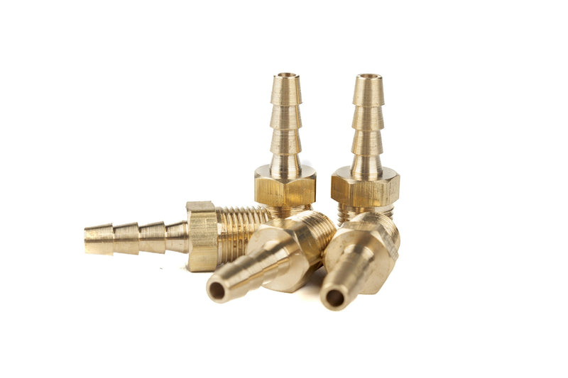 [Australia - AusPower] - LTWFITTING Brass Barb Fitting Coupler 3/16-Inch Hose ID x 1/8-Inch Male NPT Fuel Gas Water(Pack of 5) 