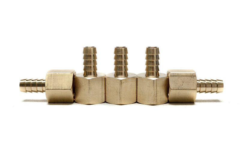 [Australia - AusPower] - LTWFITTING Brass Fitting Coupler 3/8-Inch Hose ID x 1/2-Inch Female NPT Fuel Water Gas(Pack of 5) 