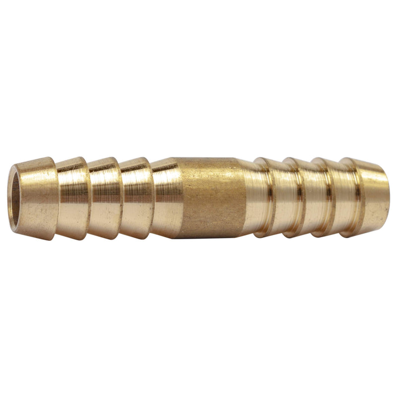 [Australia - AusPower] - LTWFITTING Brass Barb Splicer Mender 5/16-Inch ID Hose Fitting Air Water Fuel Hose Joiner(Pack of 50) 