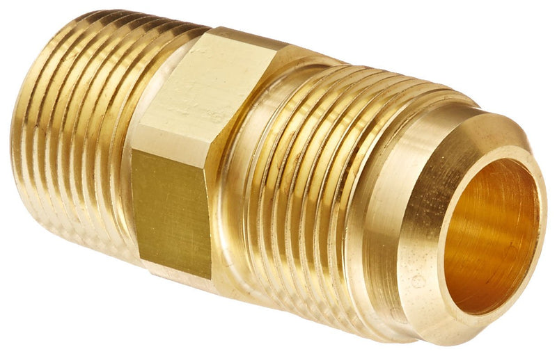 [Australia - AusPower] - Eaton Aeroquip 2000-12-12B Brass Flared Tube Fitting, Adapter, 3/4" Male SAE 45 Degree x 3/4" Male Pipe Thread 