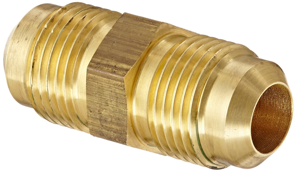 [Australia - AusPower] - Eaton Aeroquip 2060-8-8B Brass Flared Tube Fitting, Union, 1/2" Male SAE 45 Degree 