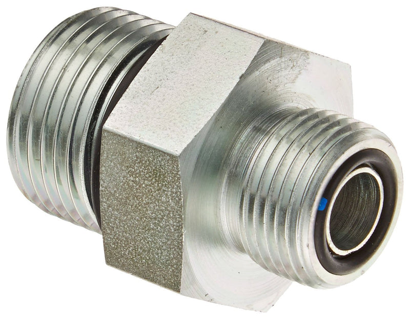 [Australia - AusPower] - Eaton Aeroquip FF1852T0812S Steel Tube Fitting, Adapter, 1/2" Tube OD Face Seal Male x 3/4" O-Ring Boss Male 