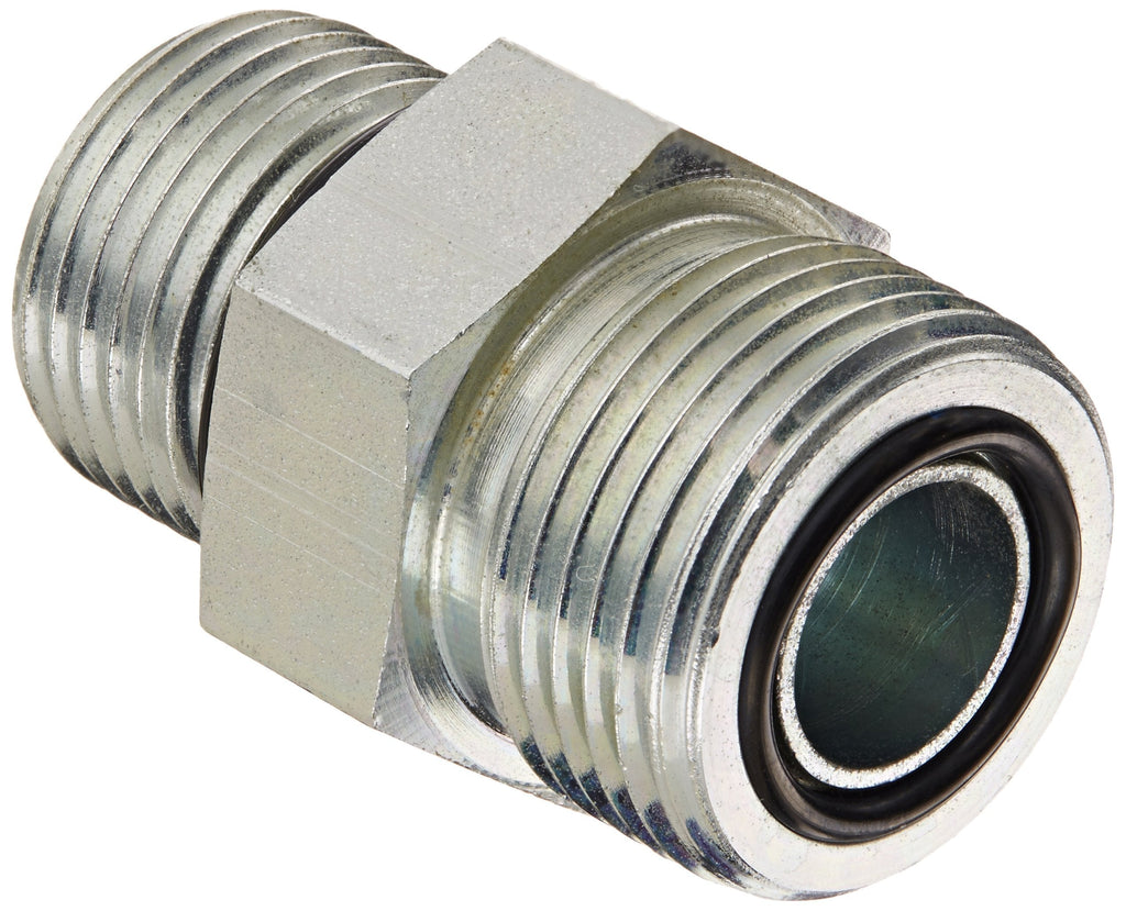 [Australia - AusPower] - Eaton Aeroquip FF1852T1010S Steel Tube Fitting, Adapter, 5/8" Tube OD Face Seal Male x 5/8" O-Ring Boss Male 1 