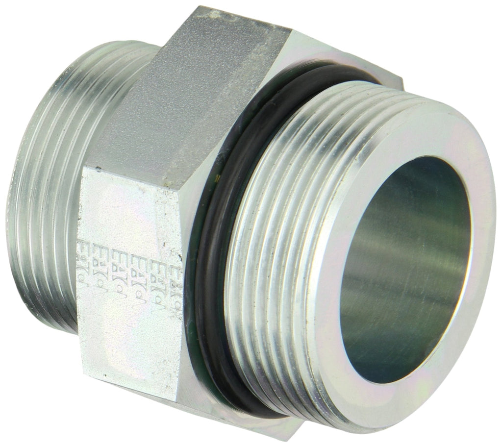 [Australia - AusPower] - Eaton Aeroquip FF1852T2024S Steel Tube Fitting, Adapter, 1-1/4" Tube OD Face Seal Male x 1-1/2" O-Ring Boss Male 